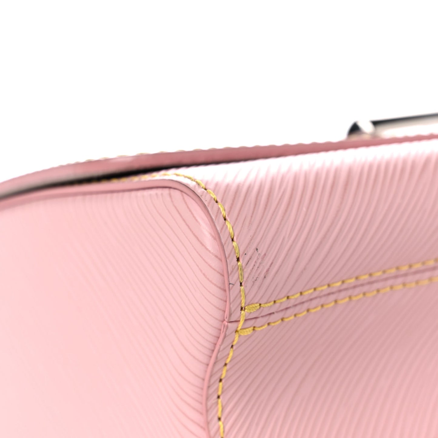 Epi Twist Shoulder Bag MM Rose Ballerine