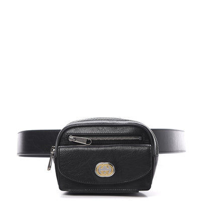 Gucci Fluffy Calfskin Mini Morpheus Belt Bag 90 36 Black 1 of 12