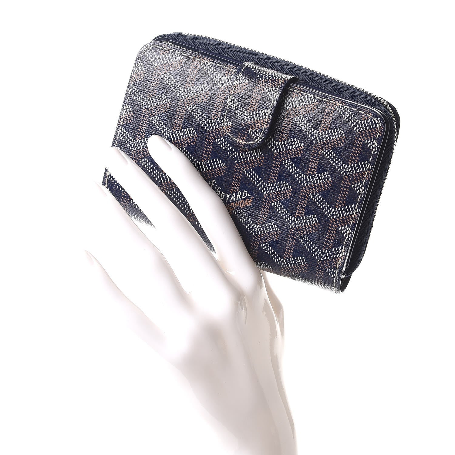 Goyard Goyardine Tuileries Wallet Navy 2 of 9