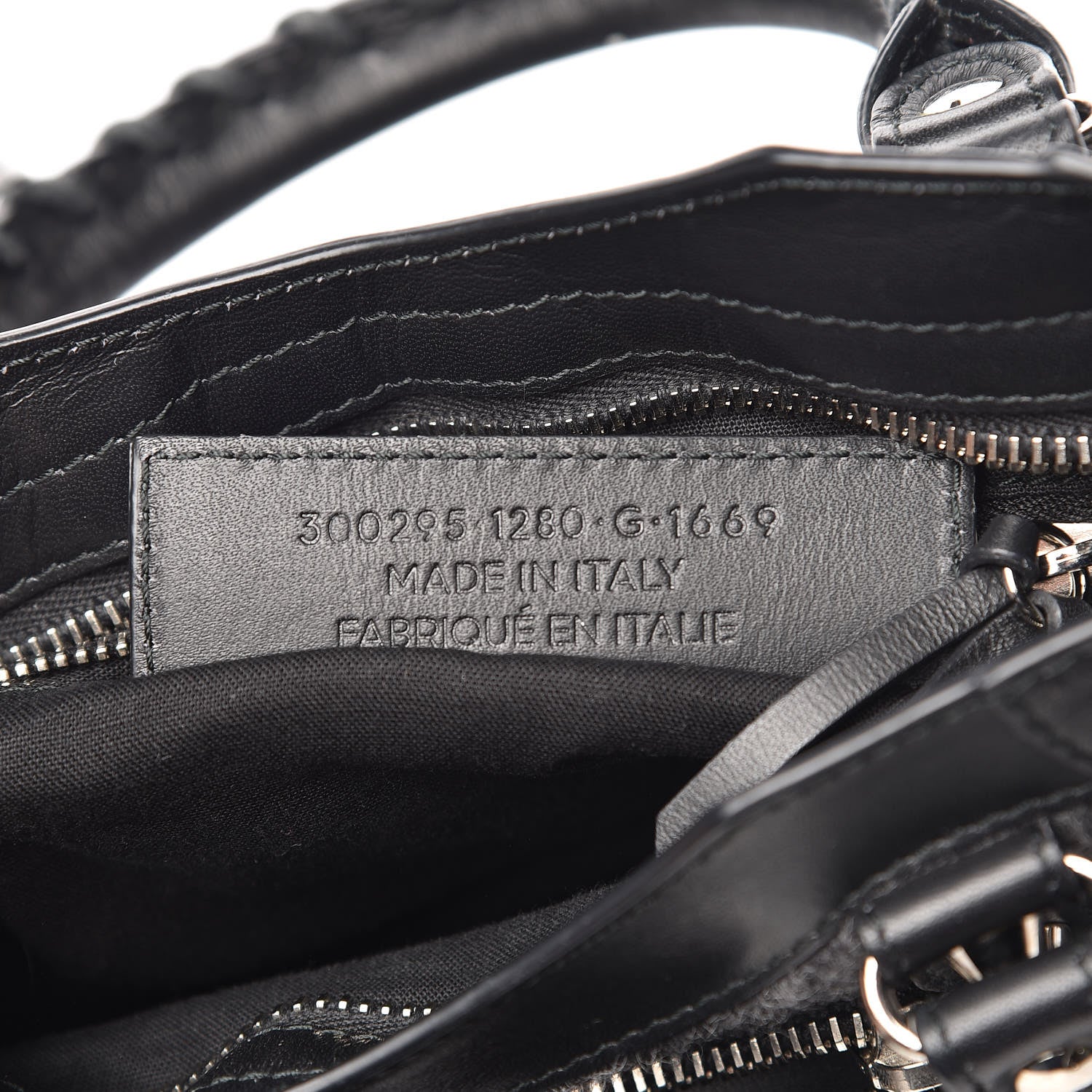 Balenciaga Alpaca Calfskin Classic Silver Hardware Mini City Black 7 of 15
