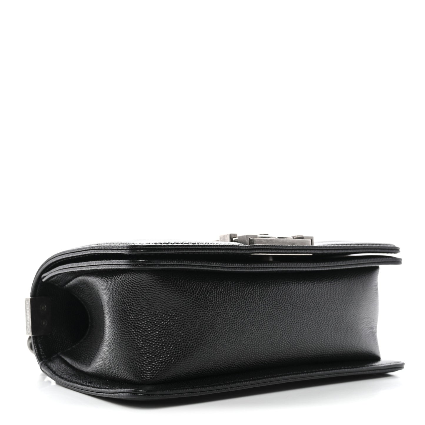 Caviar Quilted Small Boy Flap Black