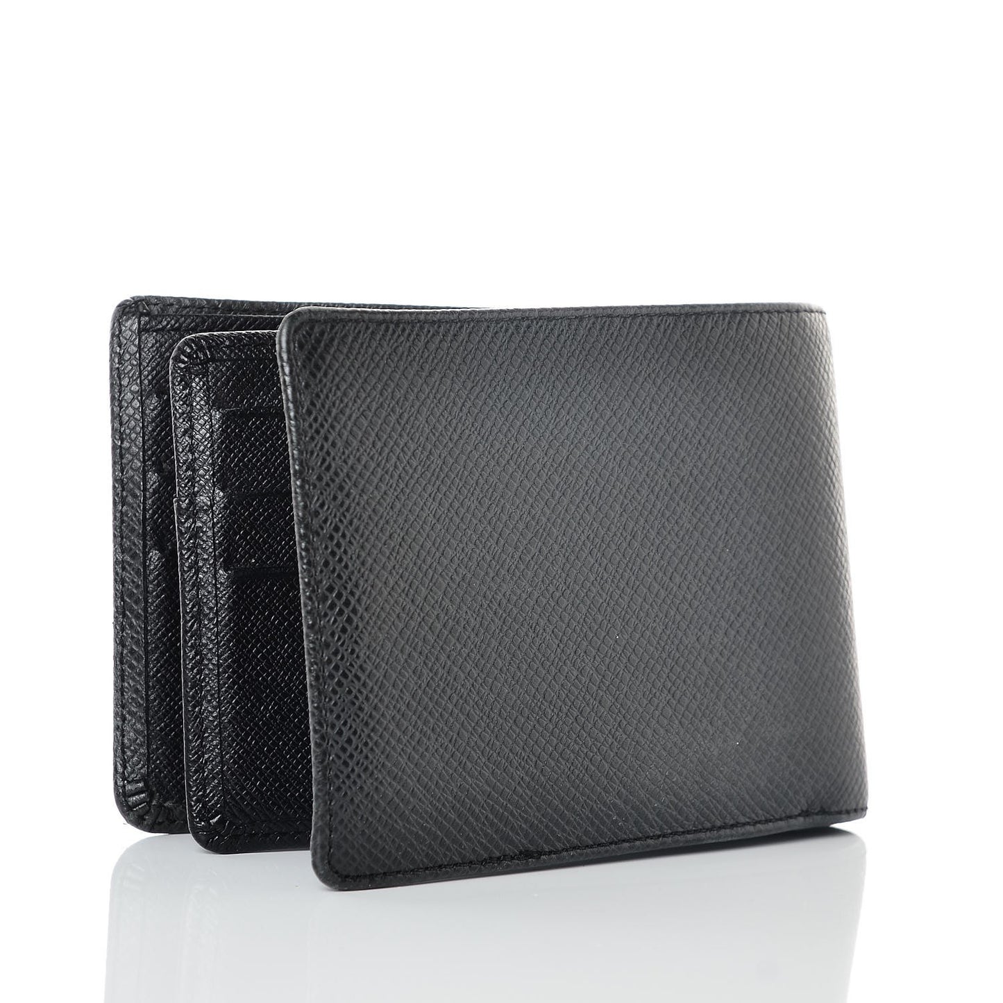 Taiga Mens Billfold Wallet 3 Flaps Ardoise