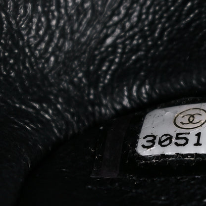 Chanel Tweed Quilted 2.55 Reissue 225 Flap Black Gold Navy 7 of 11
