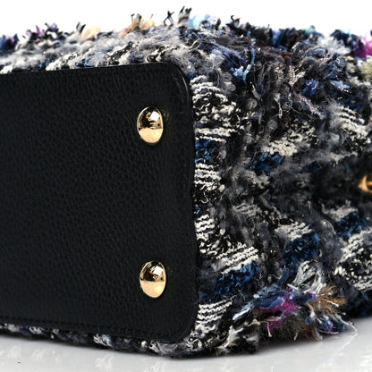 Louis Vuitton Tweed Calfskin Capucines MM Multicolor 9 of 9