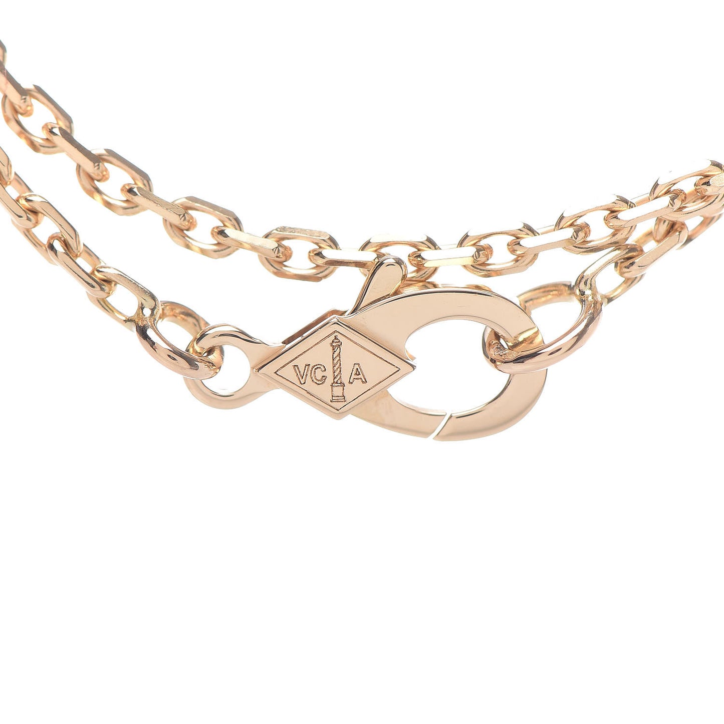 18K Yellow Gold Black Onyx Magic Alhambra Pendant Necklace