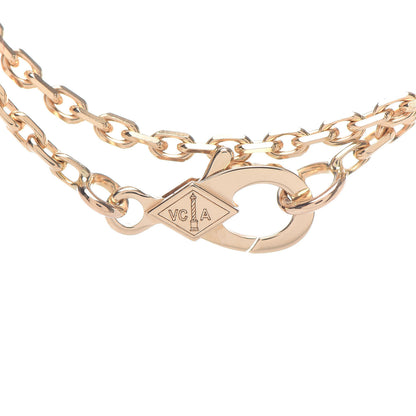 Van Cleef & Arpels 18K Yellow Gold Black Onyx Magic Alhambra Pendant Necklace 4 of 6