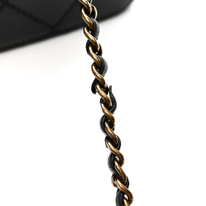 Chanel Sheepskin Quilted Mini Beauty Lock Flap Black 13 of 14