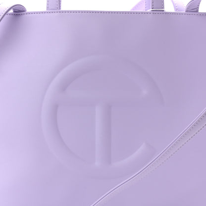 Telfar Vegan Leather Medium Shopping Bag Lavender 8 of 10