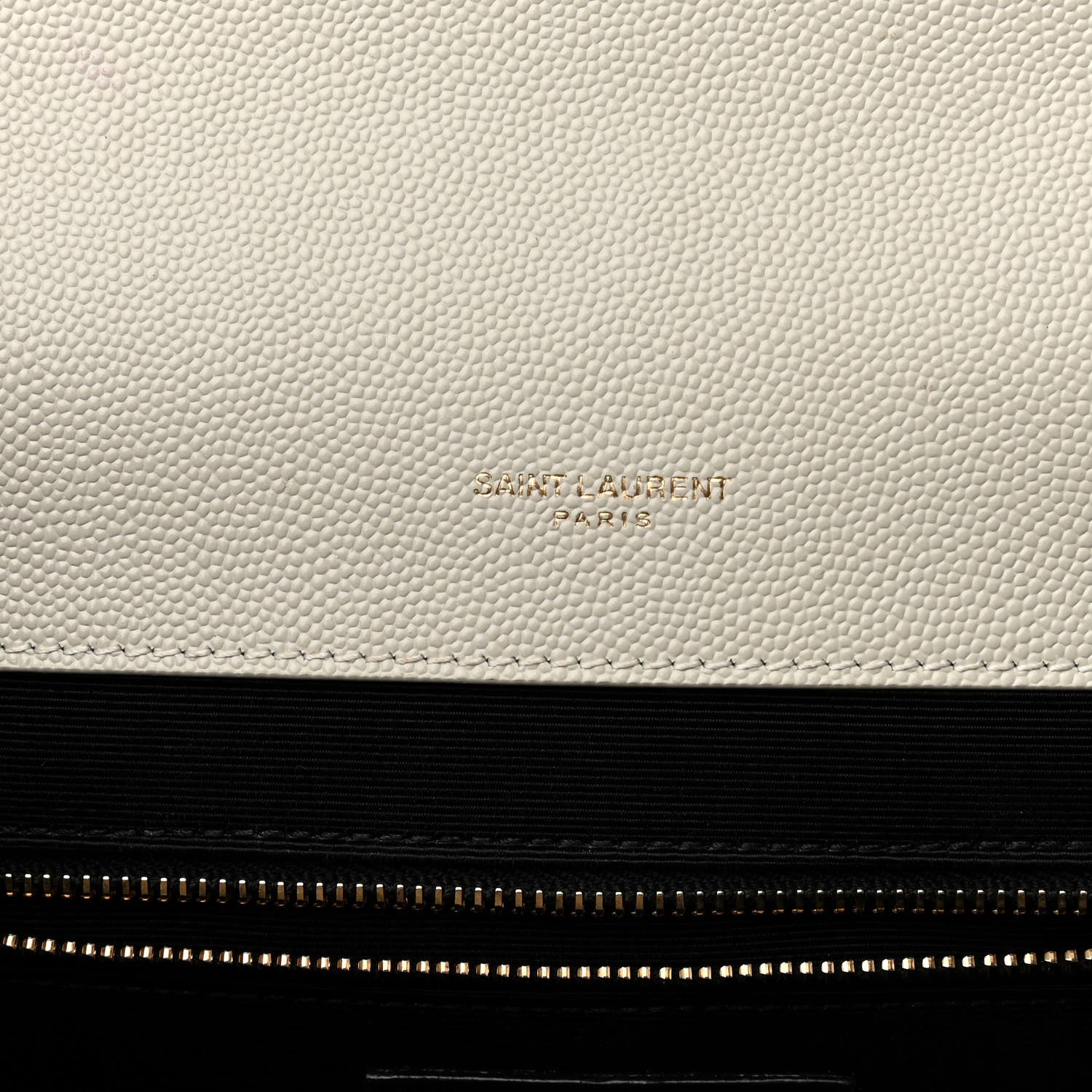 Saint Laurent Grain De Poudre Mixed Matelasse Large Triquilt Monogram Satchel Porcellana 6 of 10