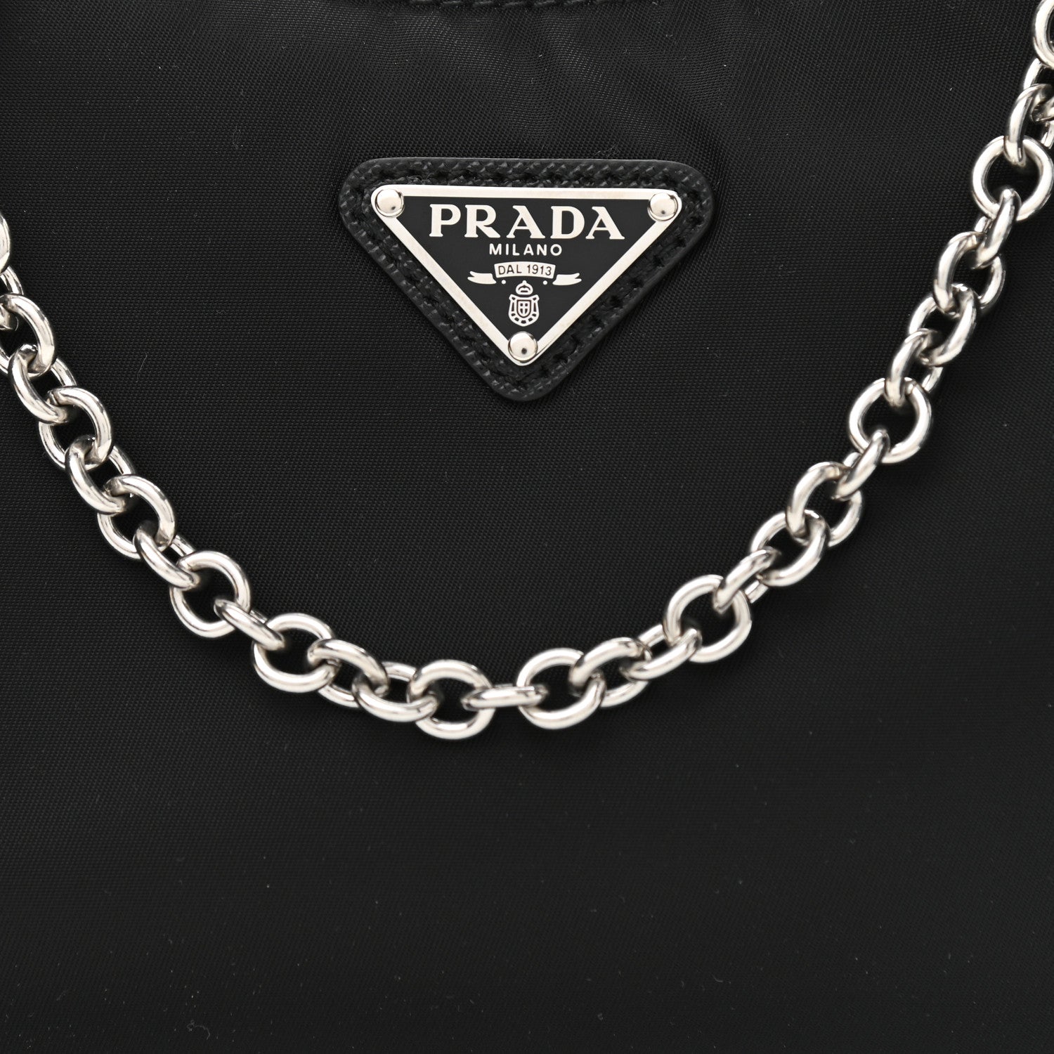 Prada Nylon Re-Edition 2005 Shoulder Bag Black 8 of 10