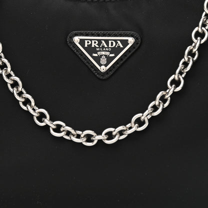 Prada Nylon Re-Edition 2005 Shoulder Bag Black 8 of 10
