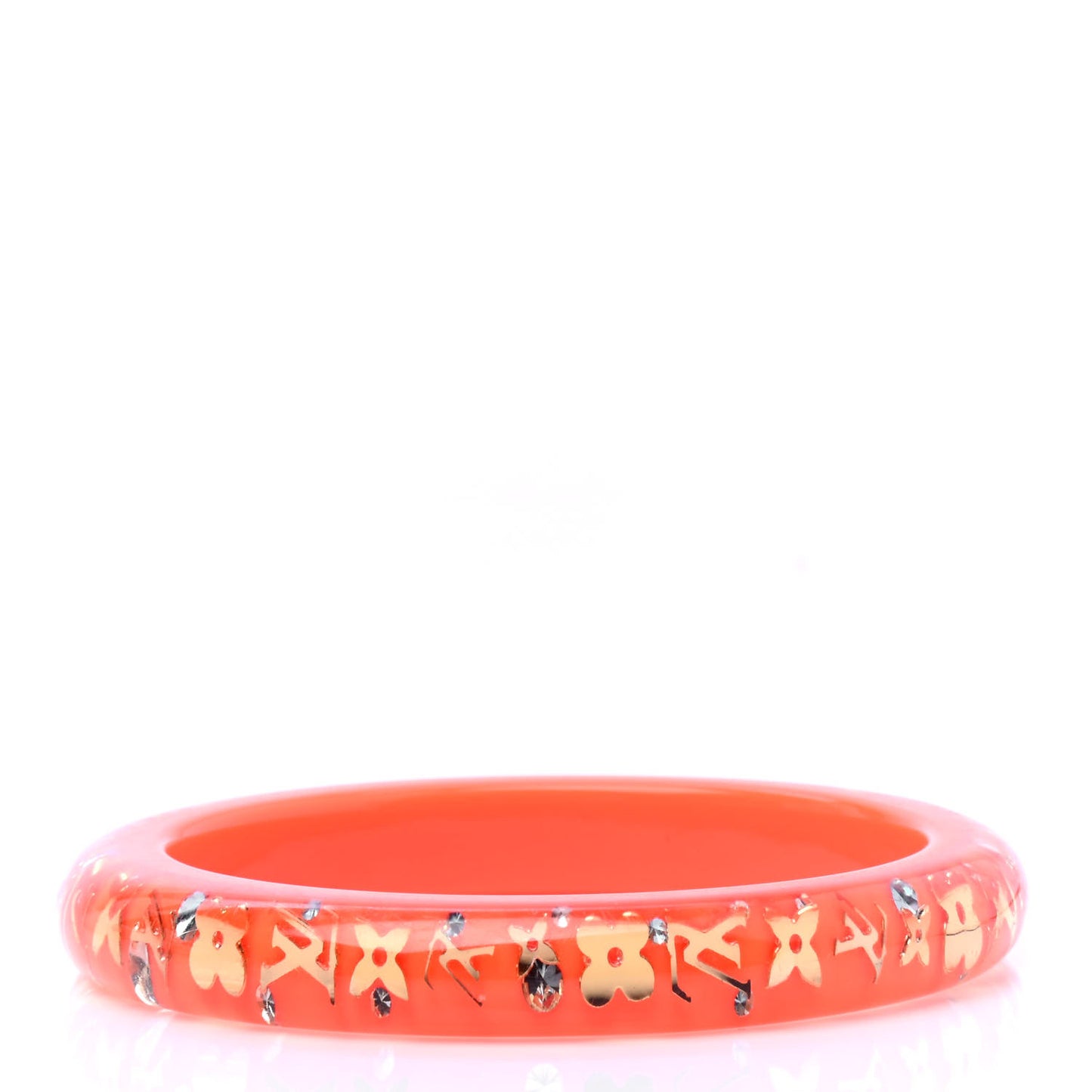 Resin Swarovski Medium Inclusion Bracelet PM Orange Sunset