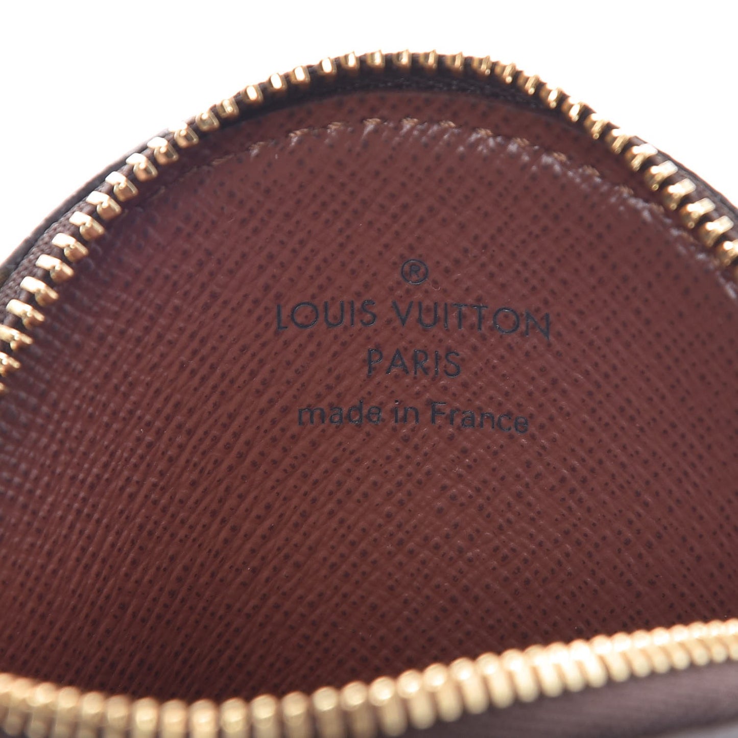 Monogram Round Coin Purse