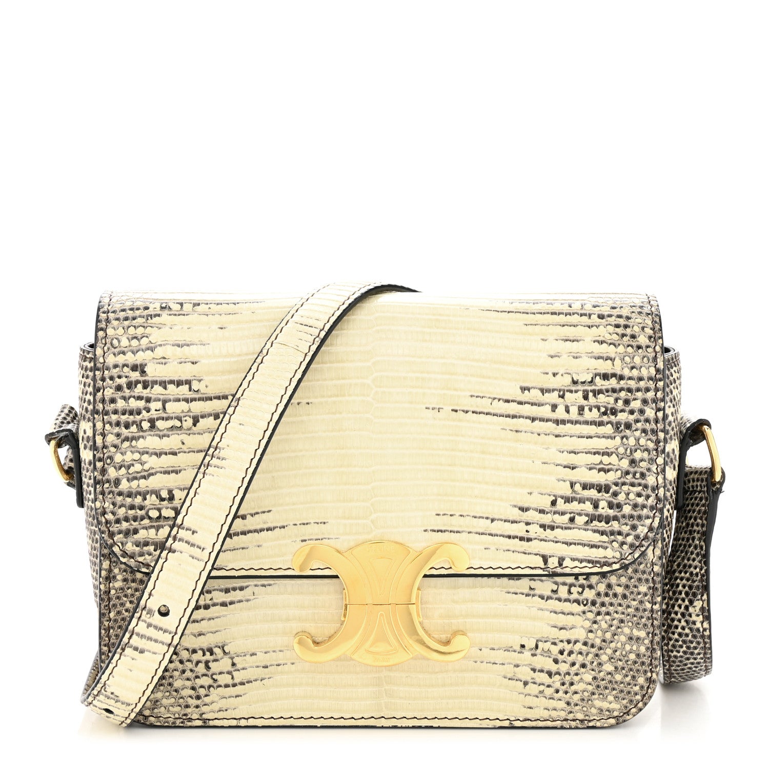 Celine Lizard Teen Triomphe Natural 1 of 13
