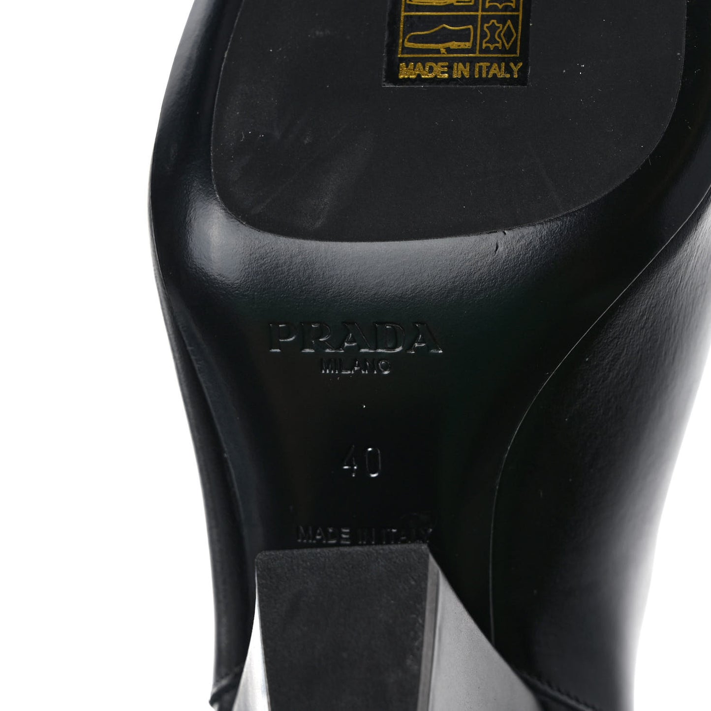 Calfskin Pointed Boots 40 Black