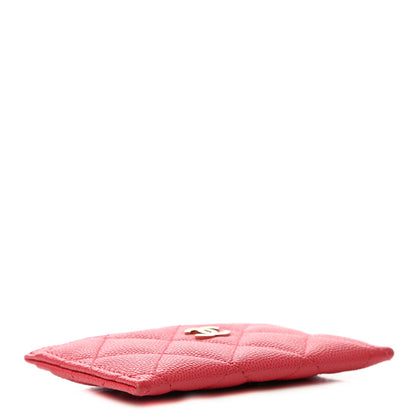 Chanel Caviar Quilted Card Holder Red 4 of 8