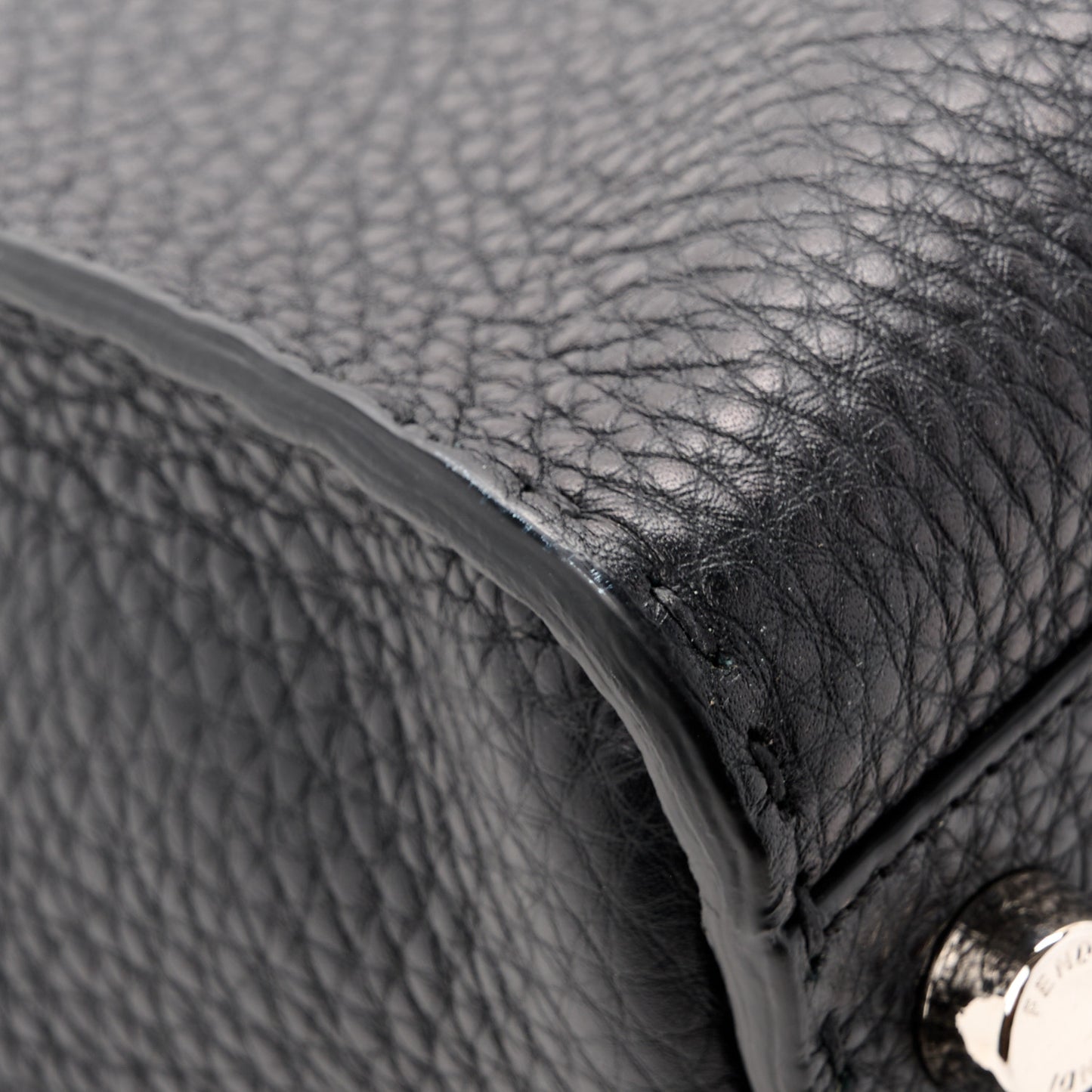 Cuoio Romano Selleria Monster Eyes Inlay Mens Large Peekaboo Iconic Essential Satchel Black Sunflower