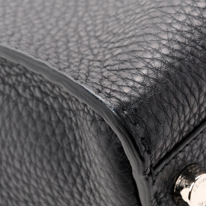 Fendi Cuoio Romano Selleria Monster Eyes Inlay Mens Large Peekaboo Iconic Essential Satchel Black Sunflower 10 of 10