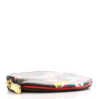 Louis Vuitton Monogram 2020 Christmas Animation Bumper Cars Round Coin Purse Coquelicot 4 of 7