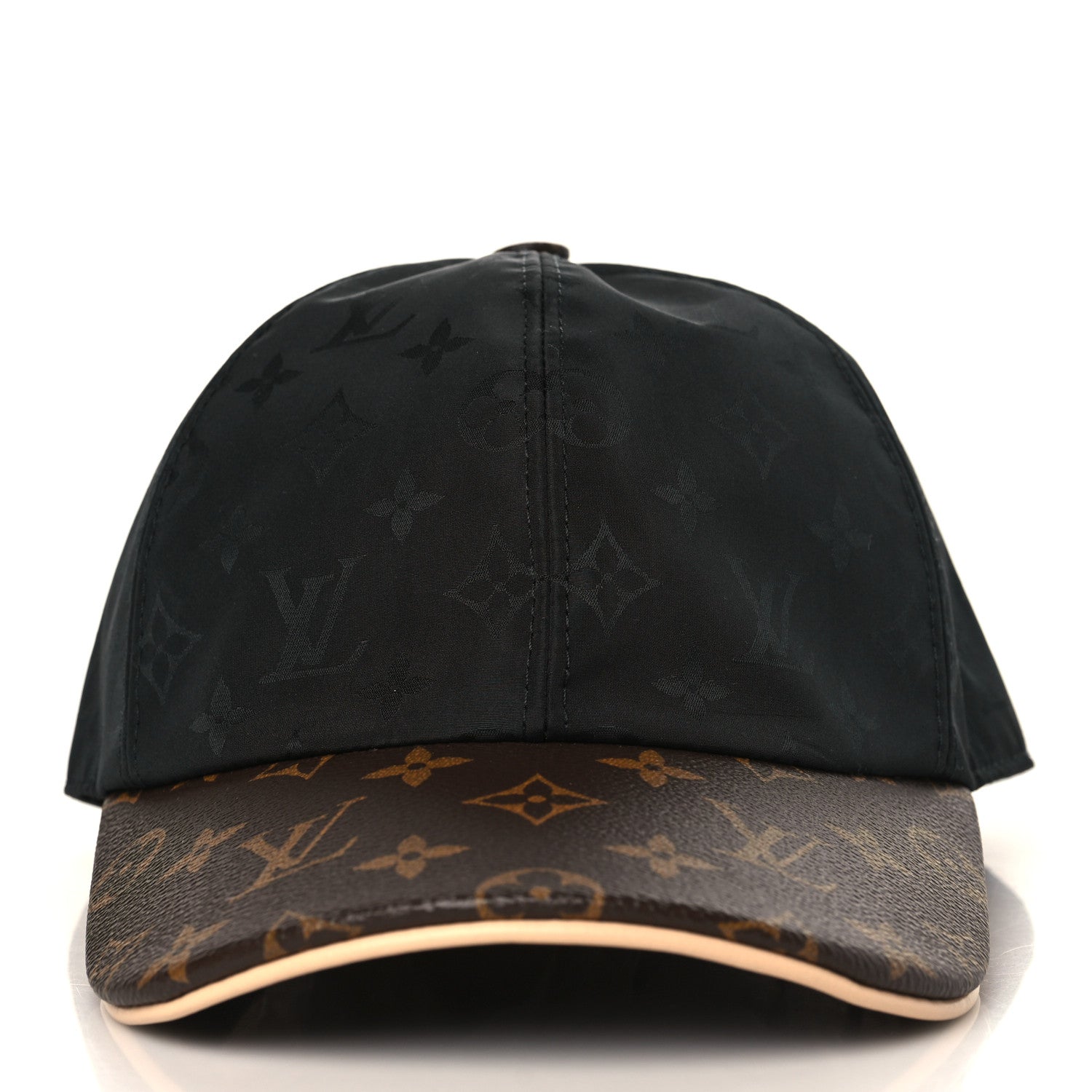 Louis Vuitton Polyester Silk Monogram LV Get Ready Cap L Black 2 of 8
