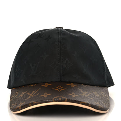 Louis Vuitton Polyester Silk Monogram LV Get Ready Cap L Black 2 of 8