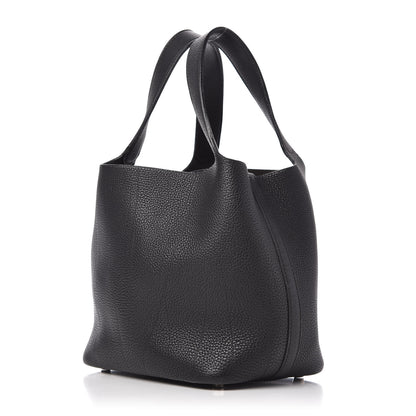 Hermes Togo Picotin 18 PM Black 3 of 11