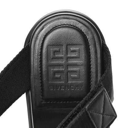 Givenchy Rubber Marshmallow Wedge Strap Sandals 38 Black 7 of 7