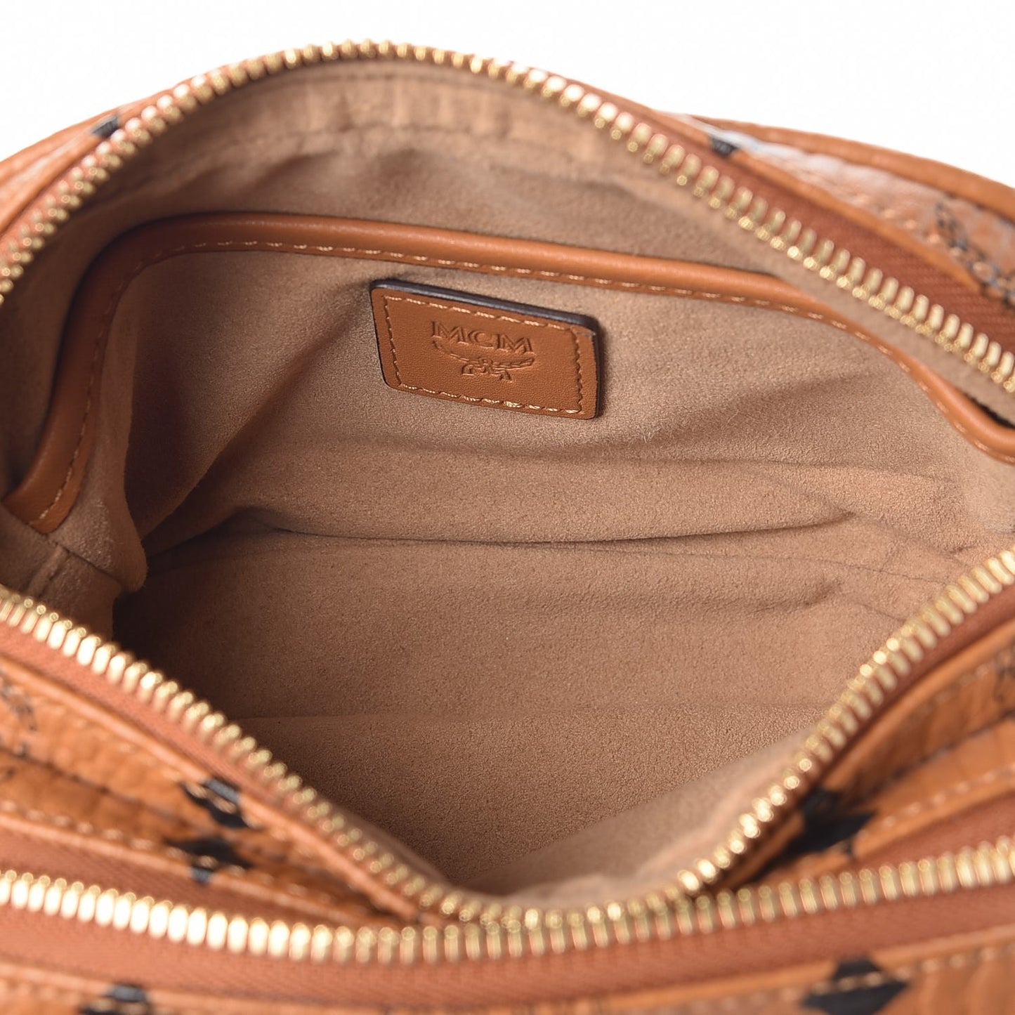 Visetos Camera Crossbody Bag Cognac