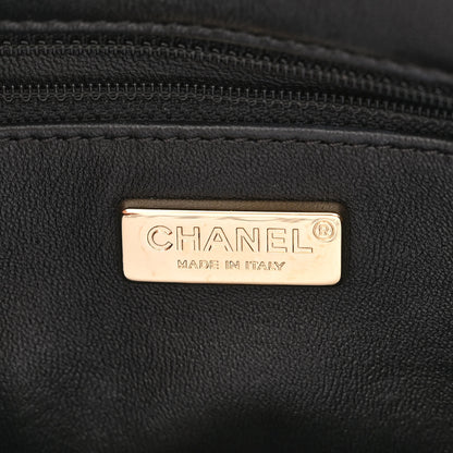 Chanel Sequin Logo Single Flap Orange Turquoise Pink 6 of 10