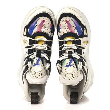 Louis Vuitton Calfskin Monogram LV Archlight Sneakers 39 Multicolor White 2 of 10