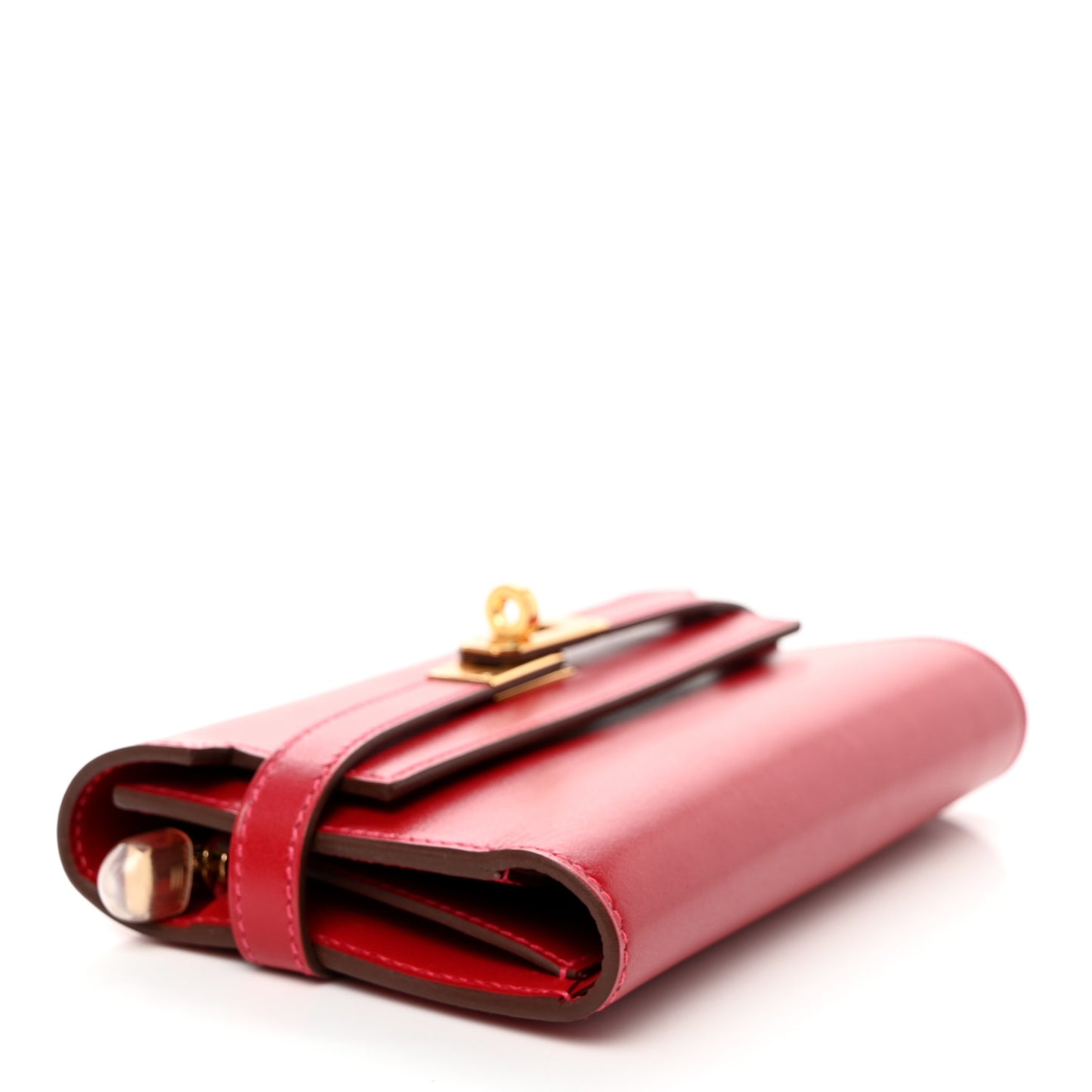 Tadelakt Kelly Medium Wallet Rouge Vif