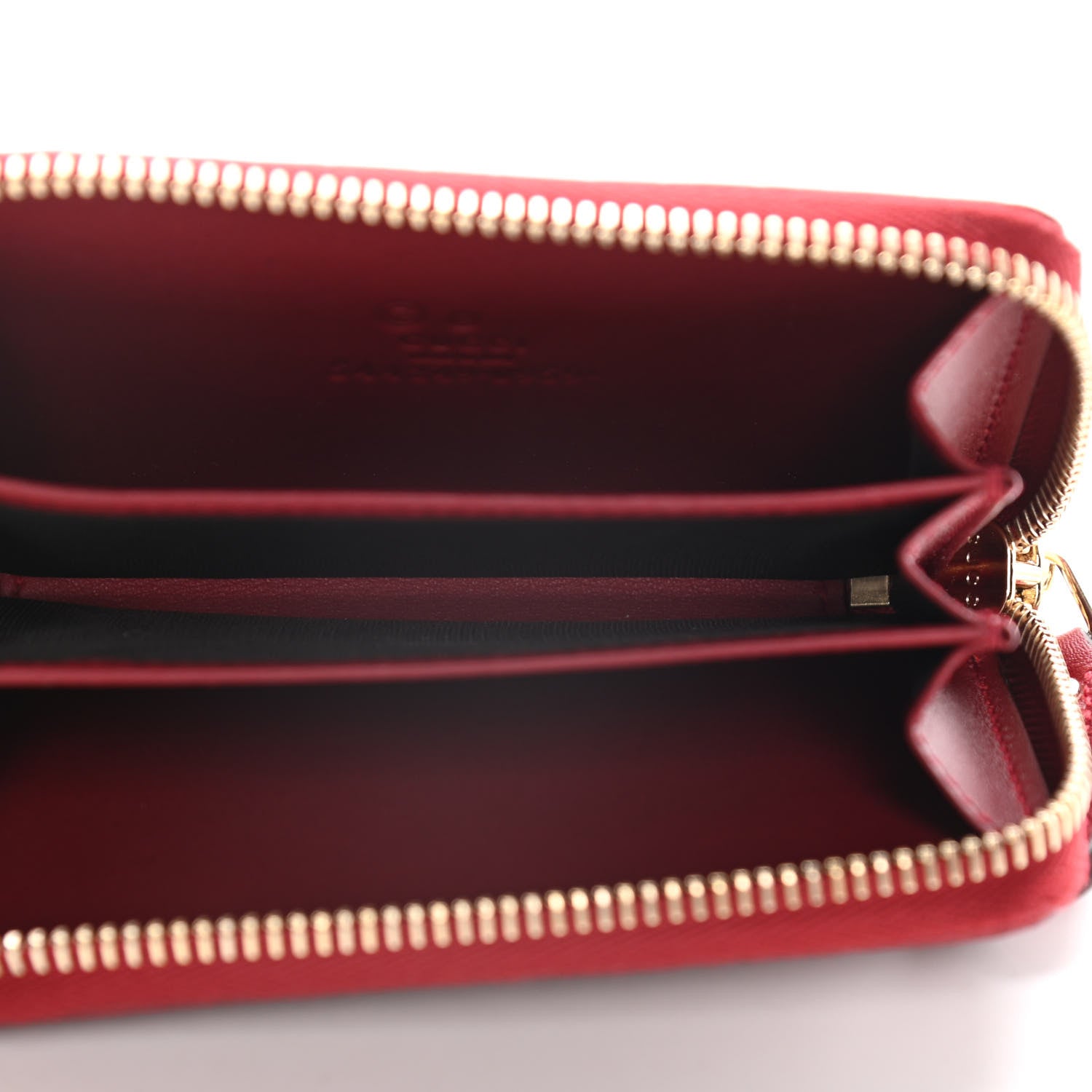 Gucci Microguccissima Zip Around Card Case Red 4 of 7