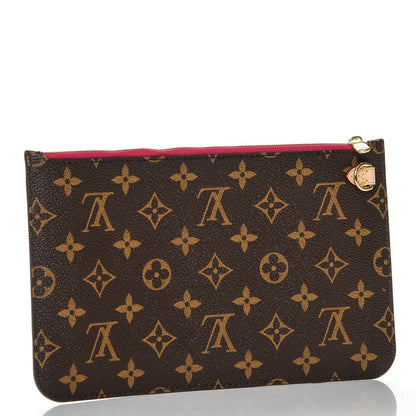 Louis Vuitton Monogram Neverfull MM GM Pochette Pivoine 3 of 6