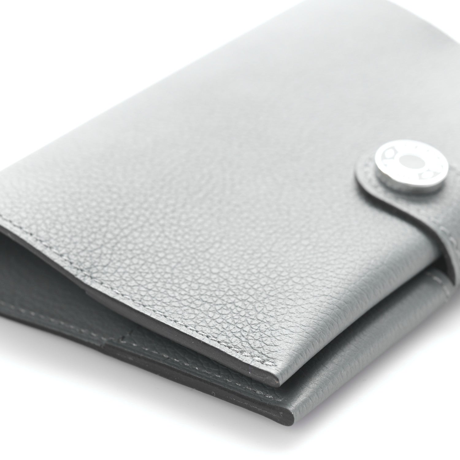 Hermes Evercolor RMS Passport Holder Gris Meyer 1445992