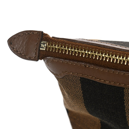 Fendi Pequin Vitello Pouch Tobacco Foresta 12 of 13
