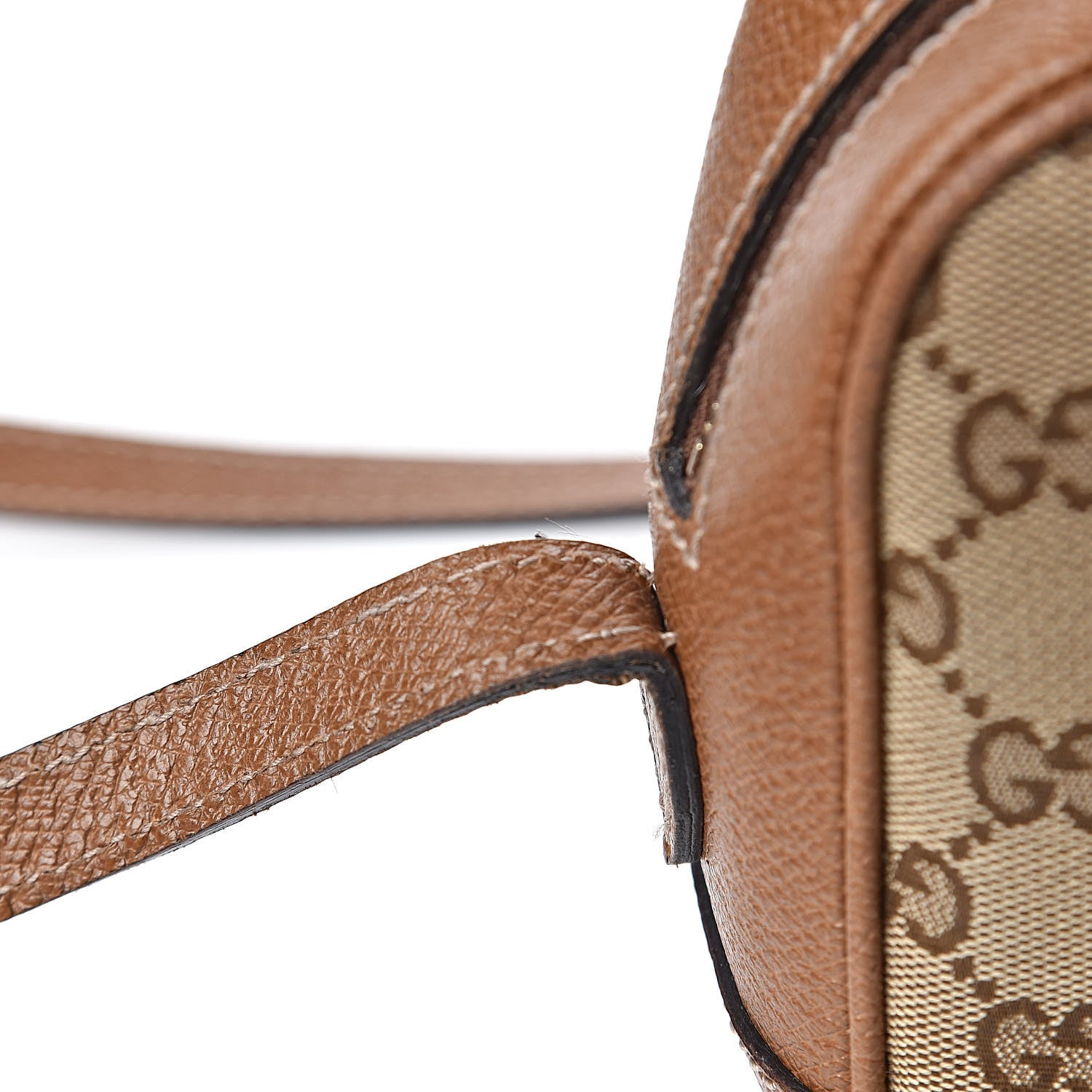 Gucci Monogram Mini Bree Messenger Bag Beige Tabacco 16 of 16