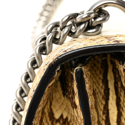 Gucci Calfskin Snakeskin Enamel Small Dionysus Shoulder Bag White Beige Electric Blue 11 of 11