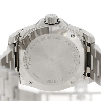 Gucci Stainless Steel 40mm Dive Quartz Watch Black 4 of 4