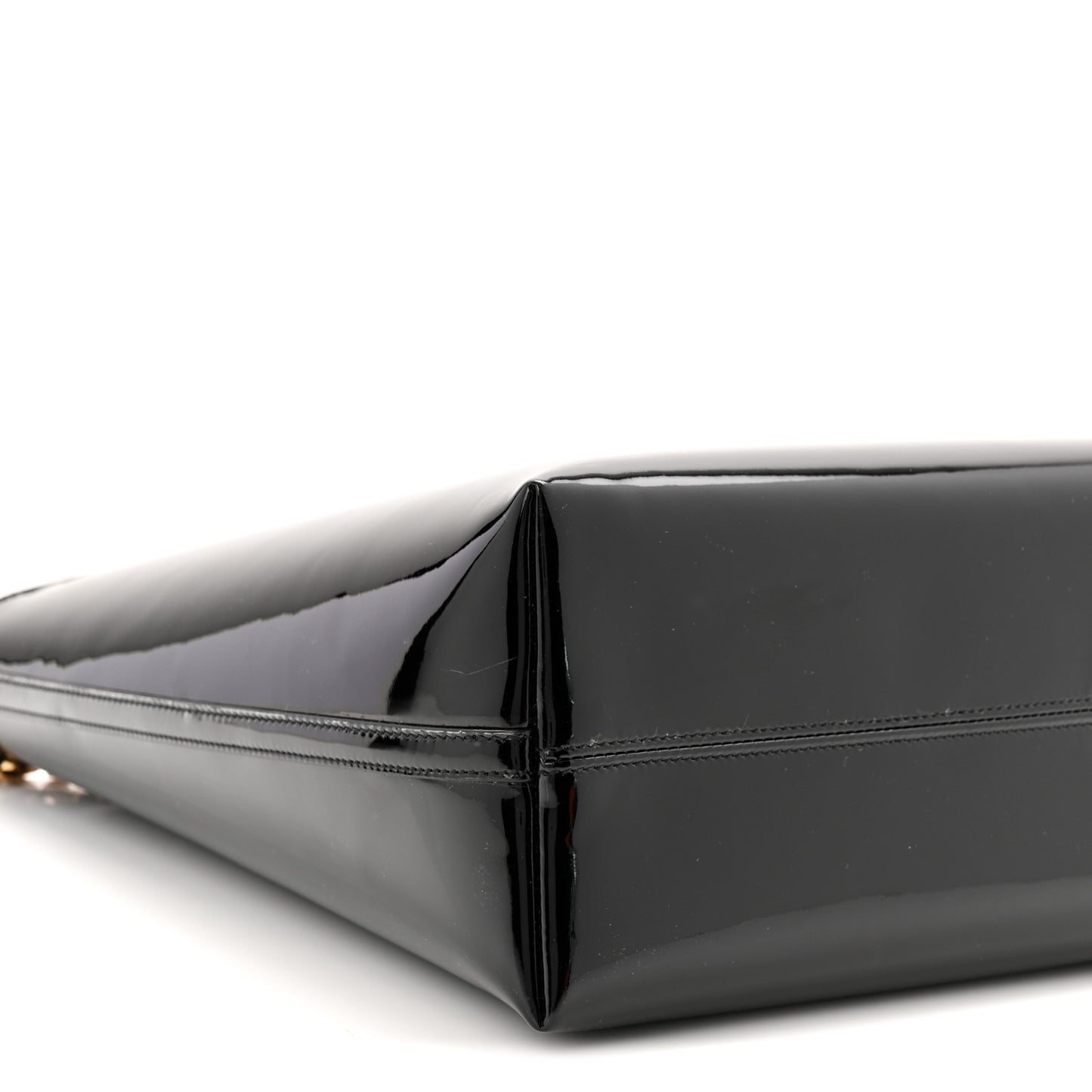 Patent Calfskin Rendez-Vous Hobo Black
