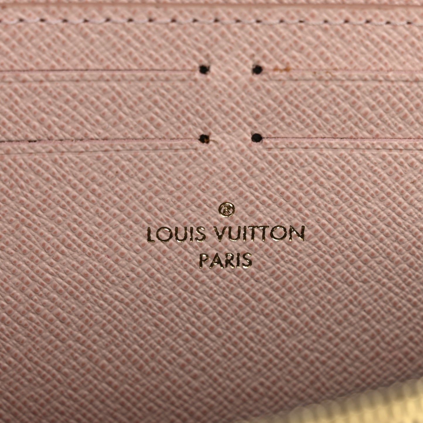 Monogram Clemence Wallet Rose Ballerine