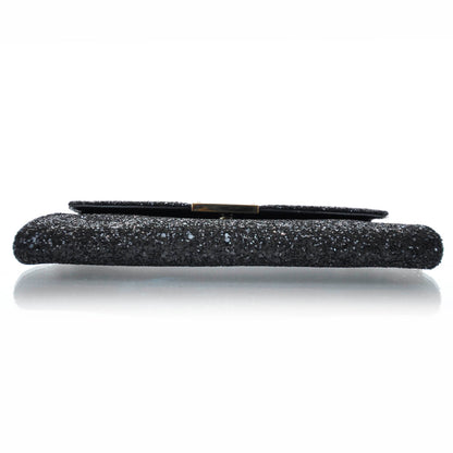 Jimmy Choo Glitter Riane Clutch Black 3 of 8