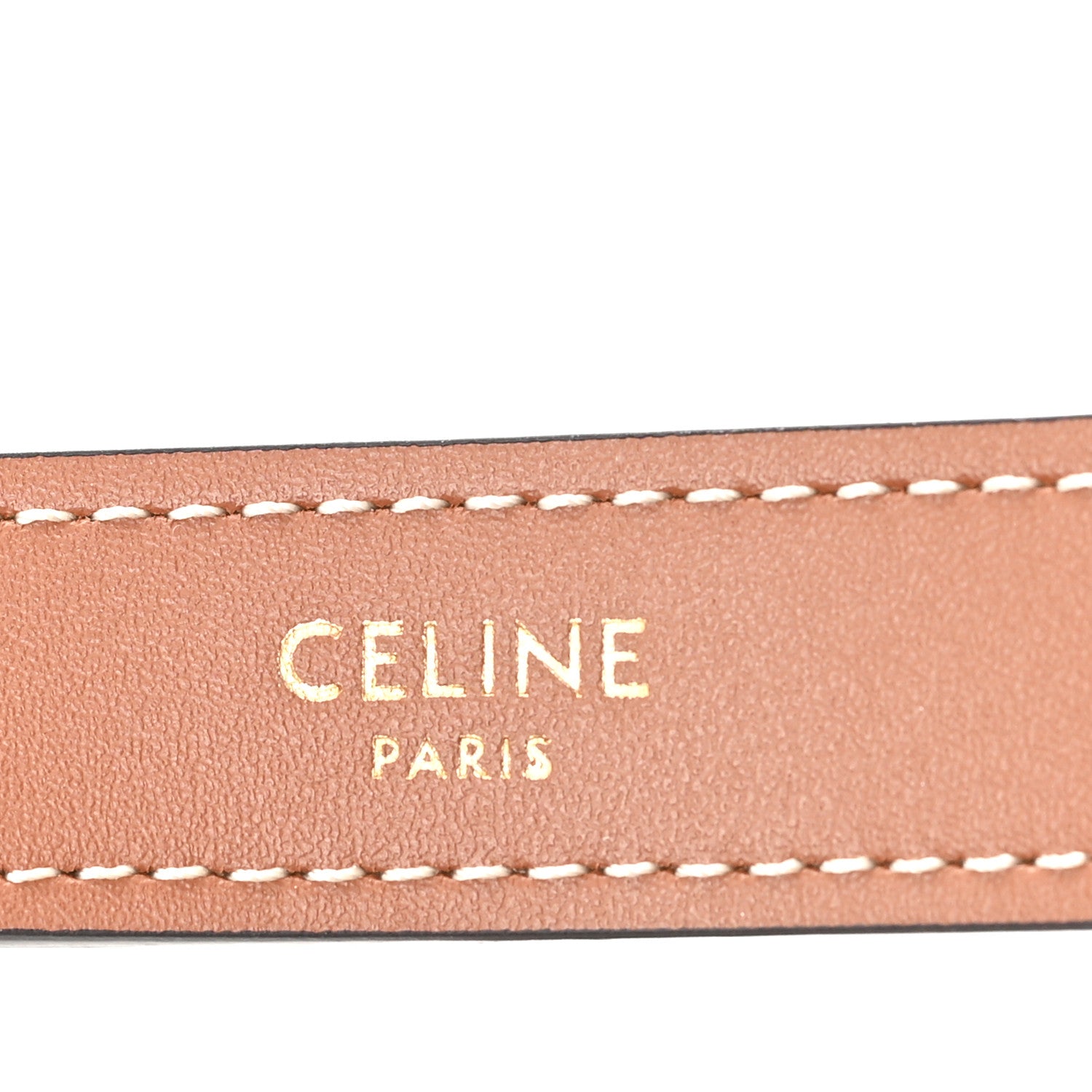 Celine Triomphe Canvas Calfskin Medium Strap Ava Triomphe Shoulder Bag Tan 6 of 9