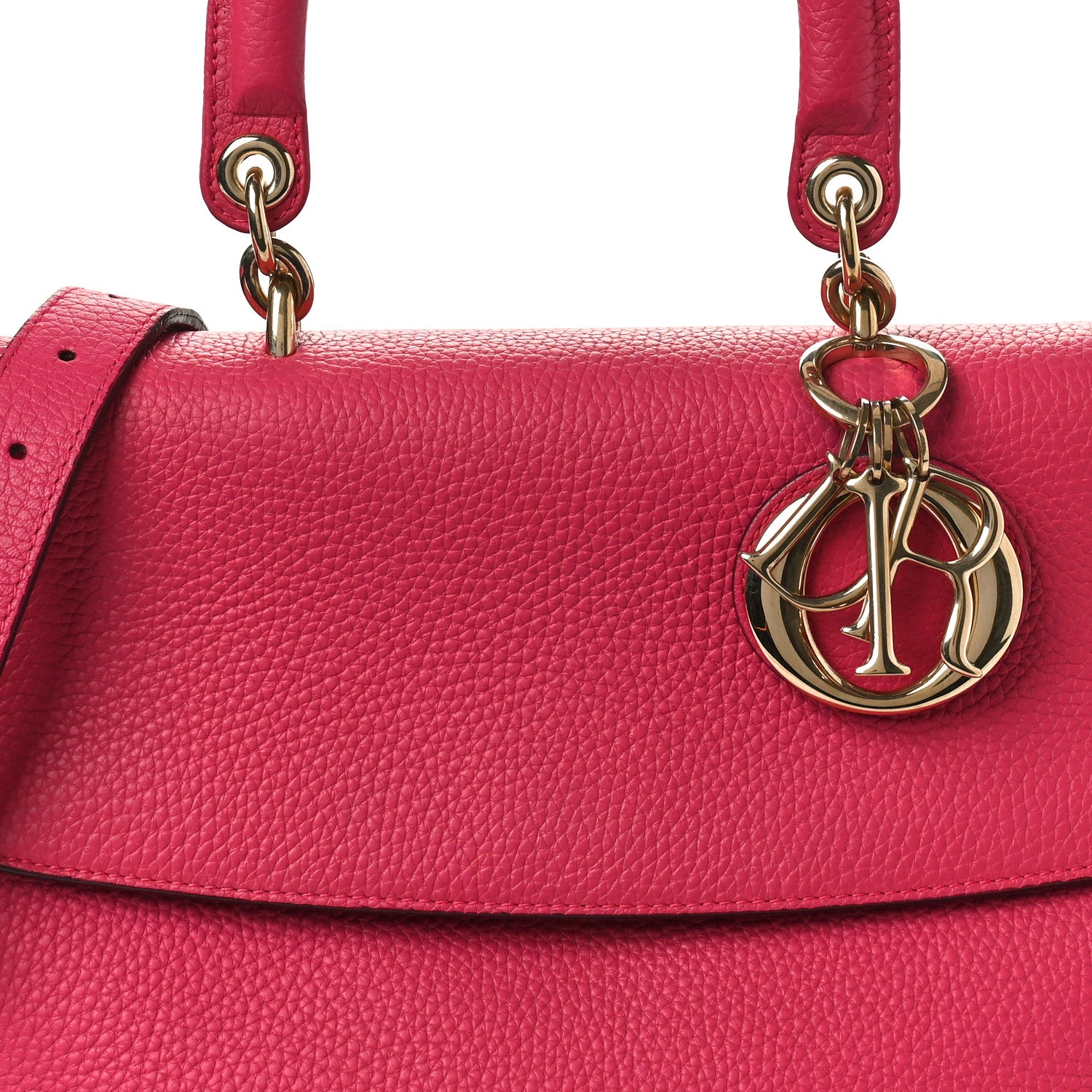 Christian Dior Bullcalf Small Be Dior Flap Pink Blue 7 of 10