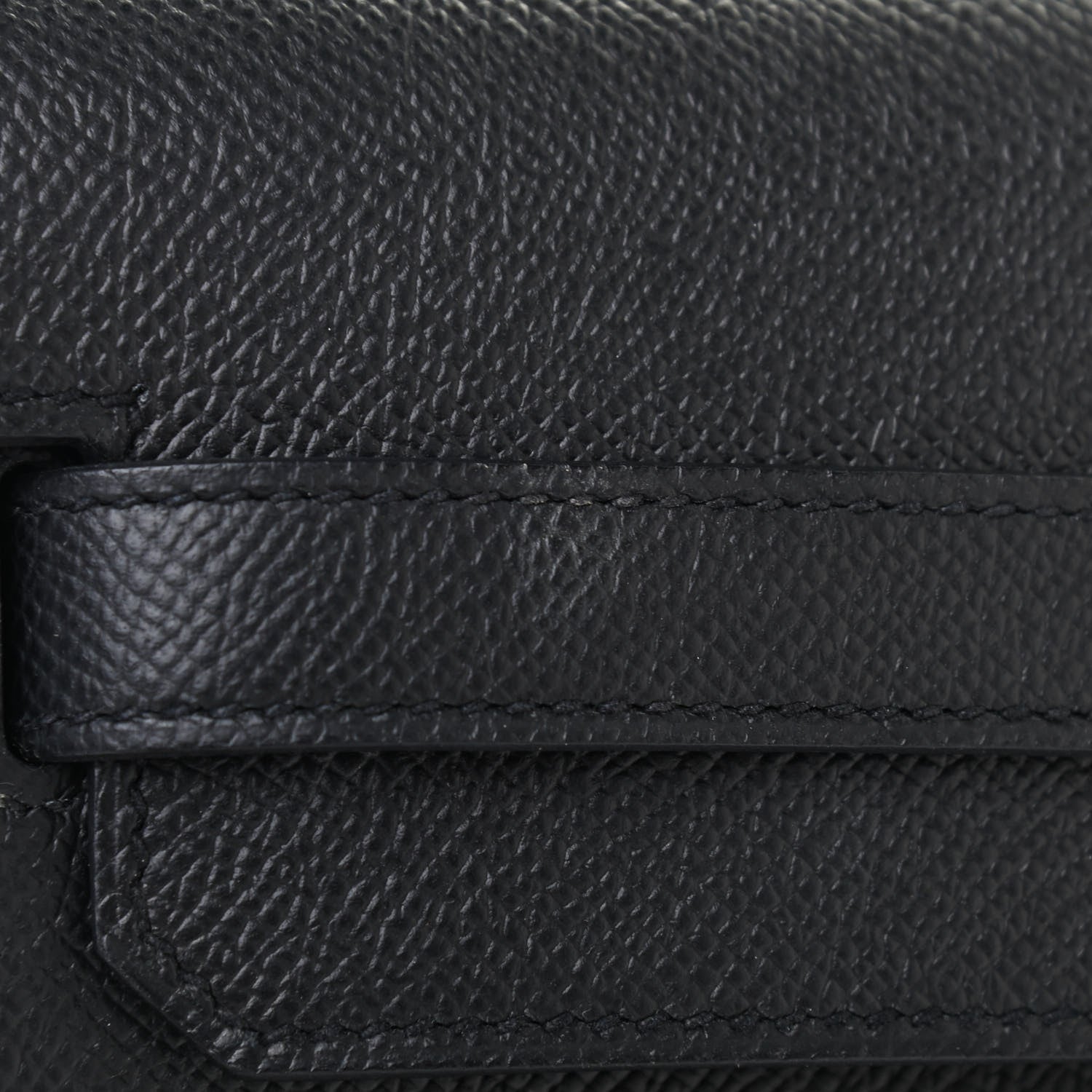 Hermes Epsom Kelly Depeches 25 Pouch Black 10 of 10