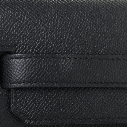 Hermes Epsom Kelly Depeches 25 Pouch Black 10 of 10