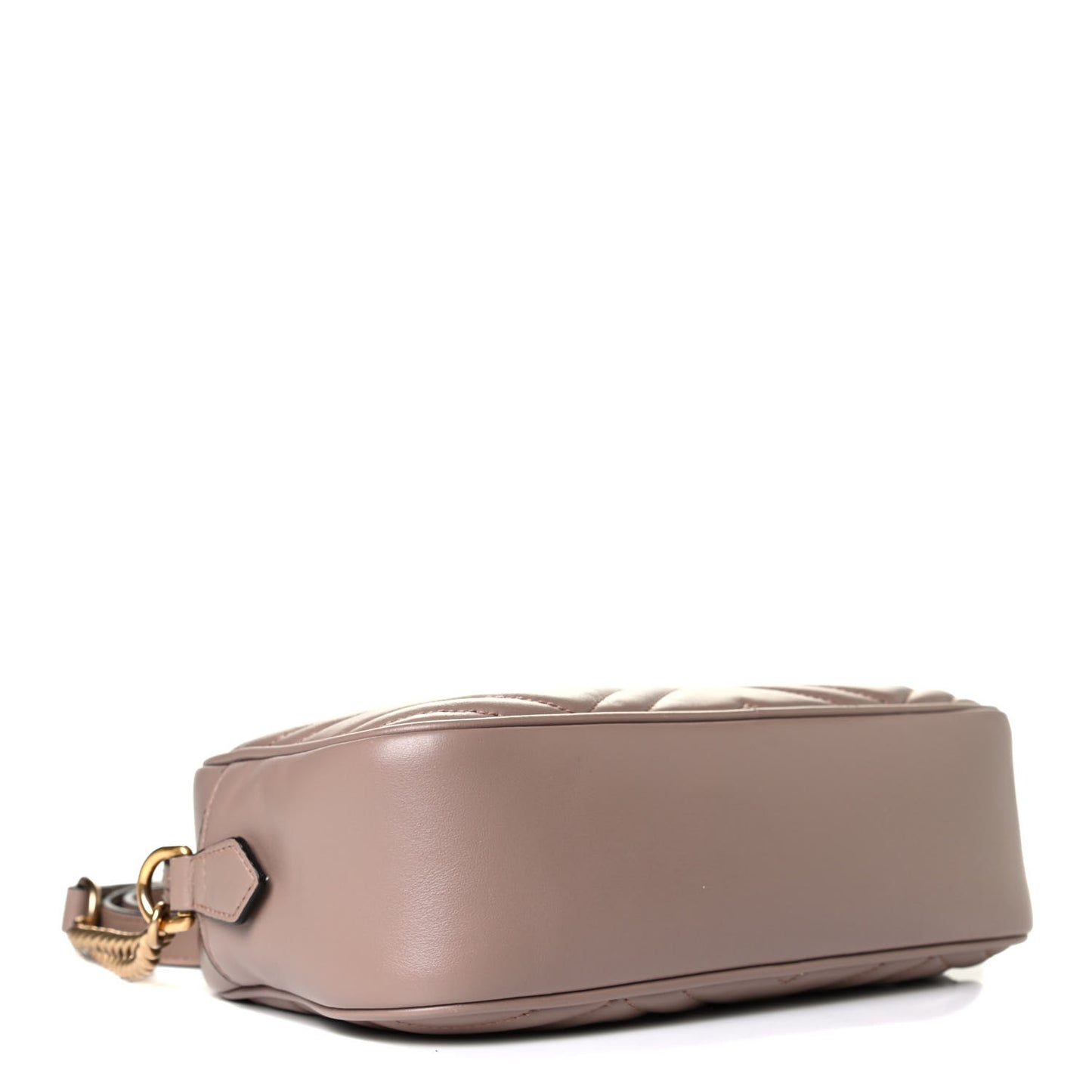 Calfskin Matelasse Small GG Marmont Chain Shoulder Bag Porcelain Rose