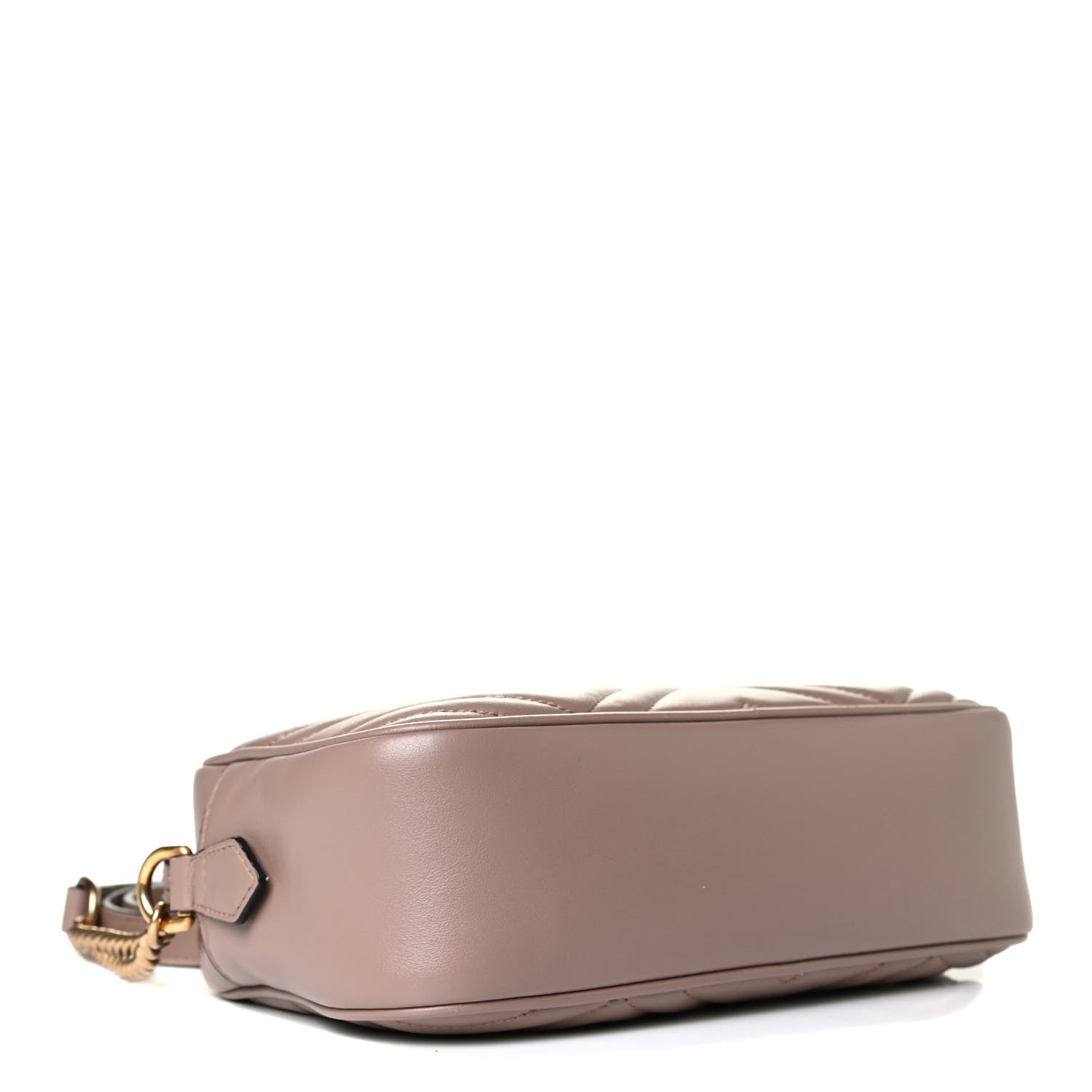 Gucci Calfskin Matelasse Small GG Marmont Chain Shoulder Bag Porcelain Rose 3 of 4
