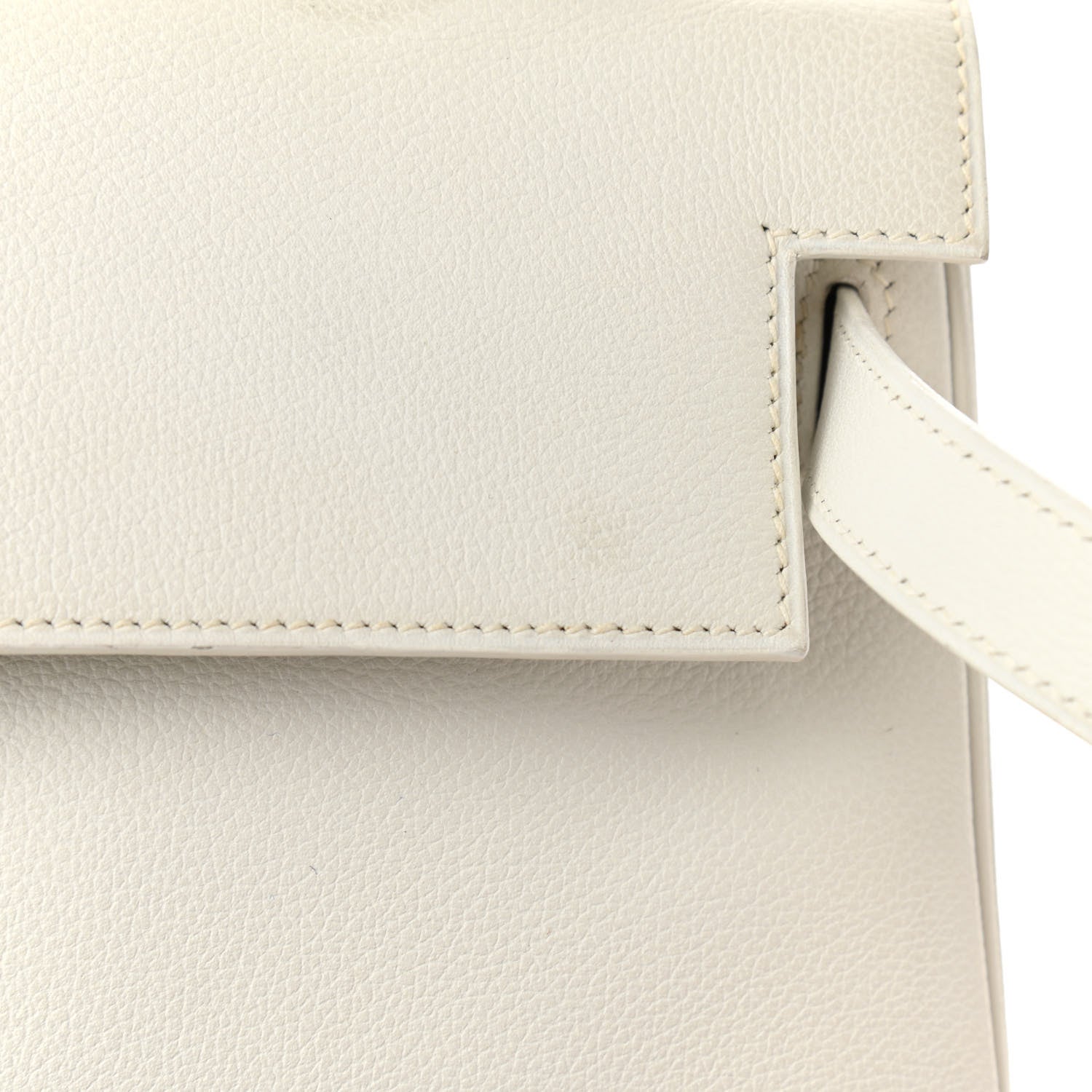 Hermes Evercolor Kelly Retourne 32 White 14 of 16