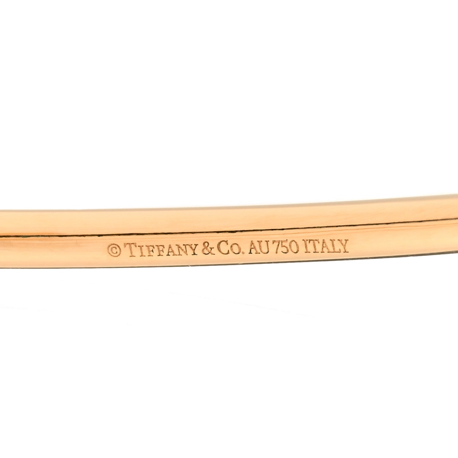 Tiffany 18K Rose Gold 11mm HardWear Ball Bypass Bracelet 3 of 3