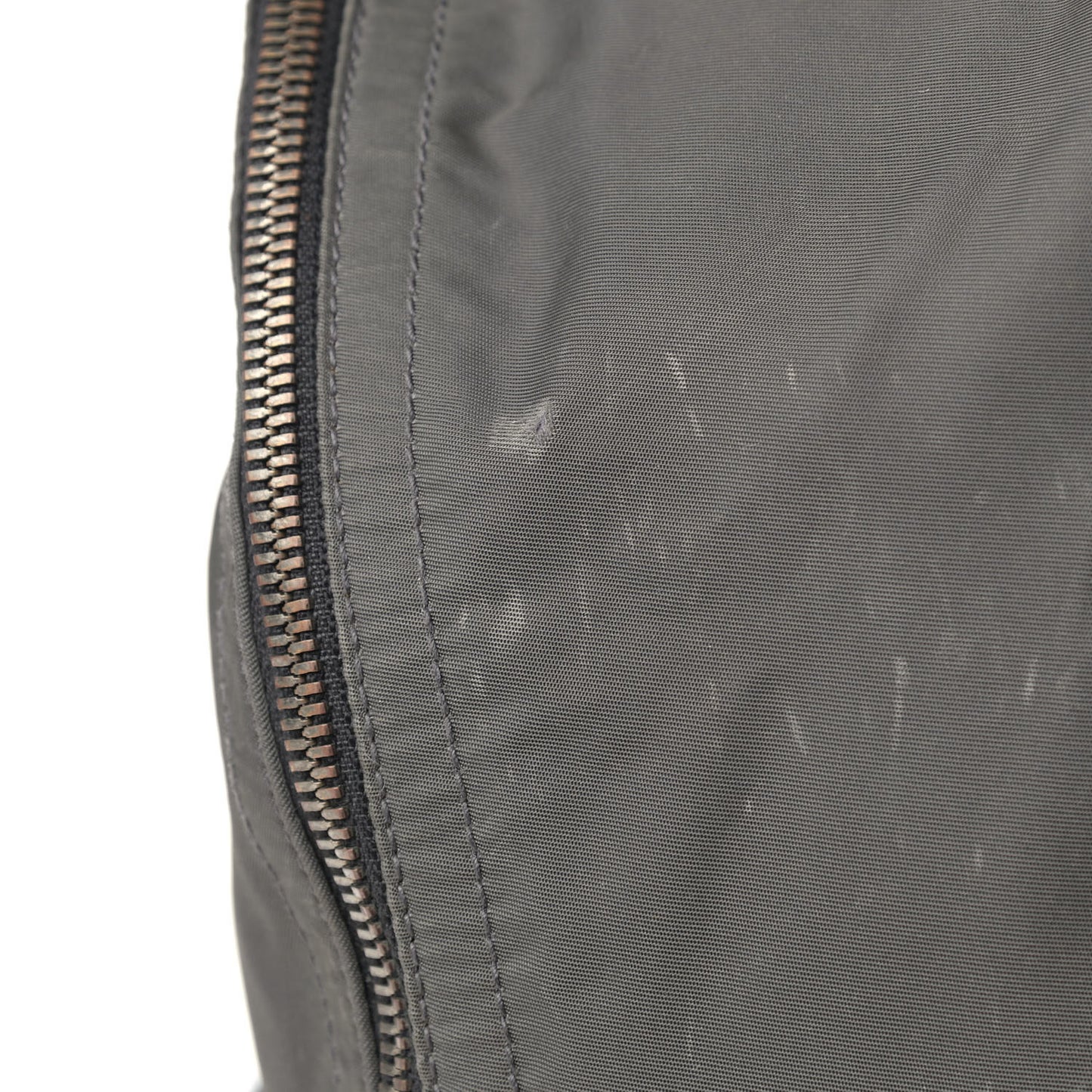 Nylon Family Patch Backpack Grey